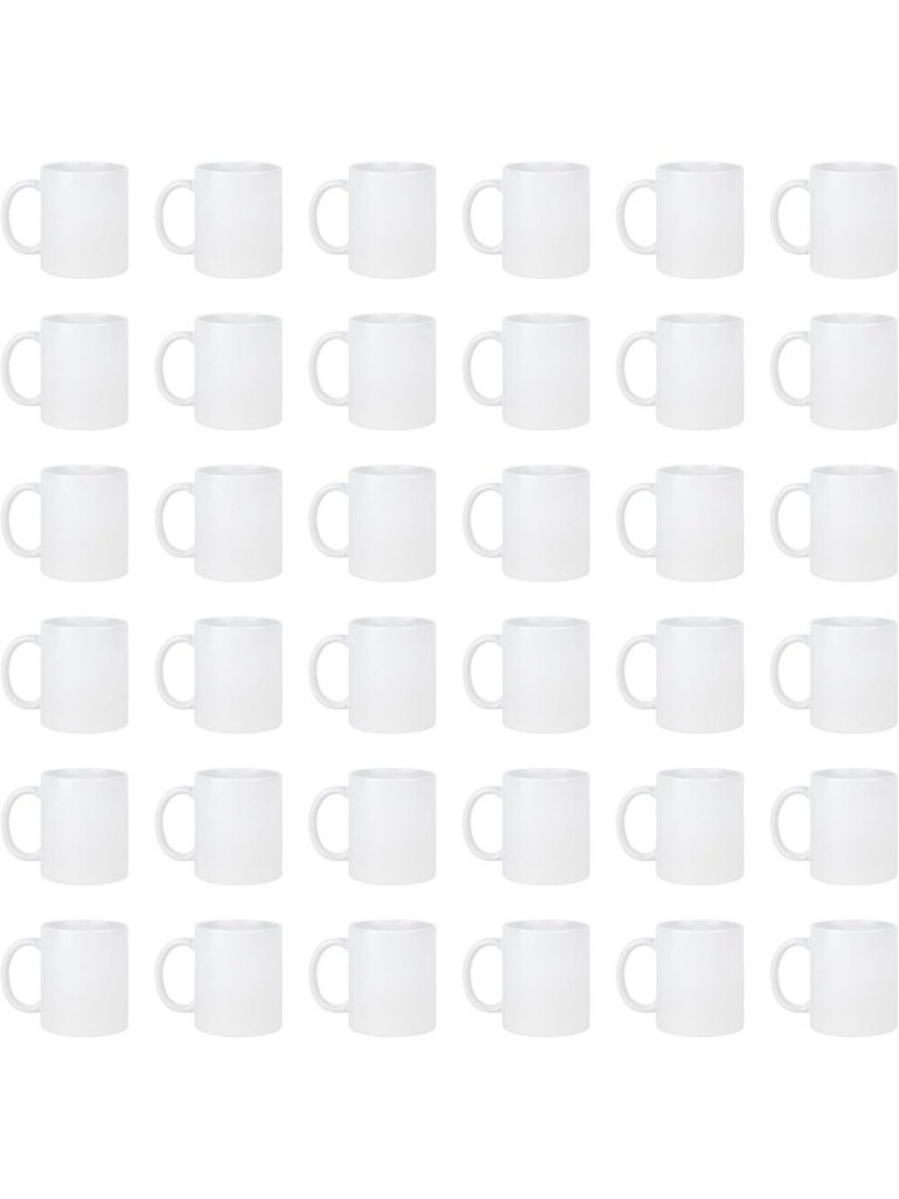36 Pcs Blank Ceramic Coffee Mugs 11oz for Sublimation Printing - DIY Custom